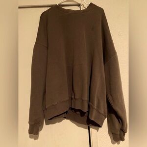 XL Brown Fall Oversized Sweater